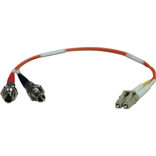Tripp Lite Duplex Multimode 62.5/125 Fiber Adapter (LC-ST M/F) 0.3M (1-ft.)(N457-001-62)
