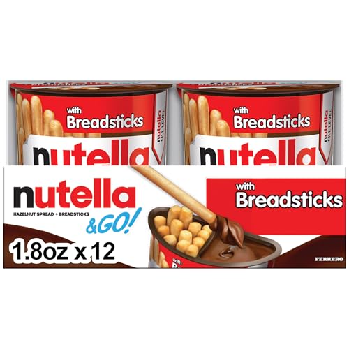 Nutella & Go Hazelnut Spread Snack 1.8oz 12 Pack