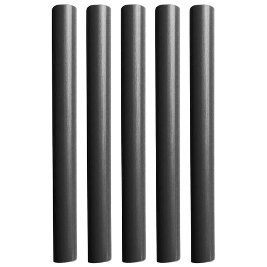 Pacer Black Heat Shrink Tubing 3/8" x 12" 5-Pack