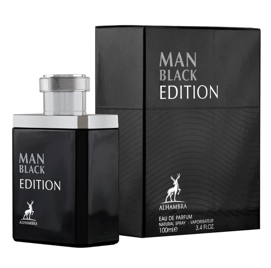 AL HAMBRA Man Black Edition Eau de Parfum 3.4 oz