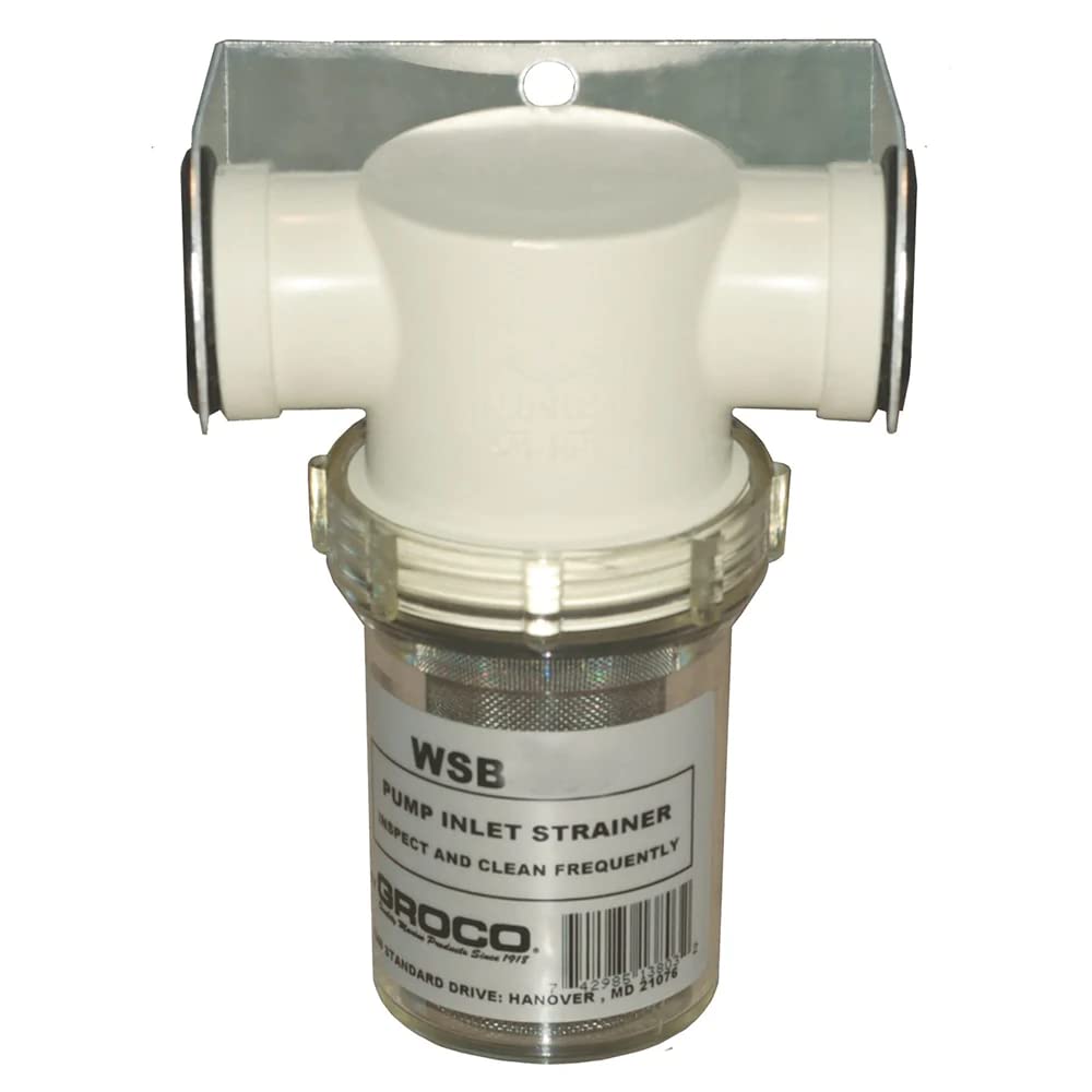 GROCO 1-1/4" Fresh Water Strainer #304 SS Basket
