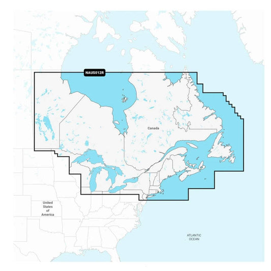 Navionics NAUS012R Canada East & Great Lakes Navionics+
