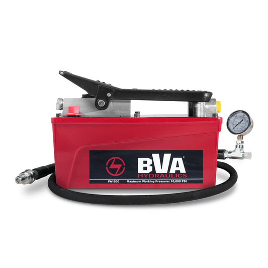 Tiger Tool BVA Hydraulic Pump 70129 with 6' Hose & Gauge