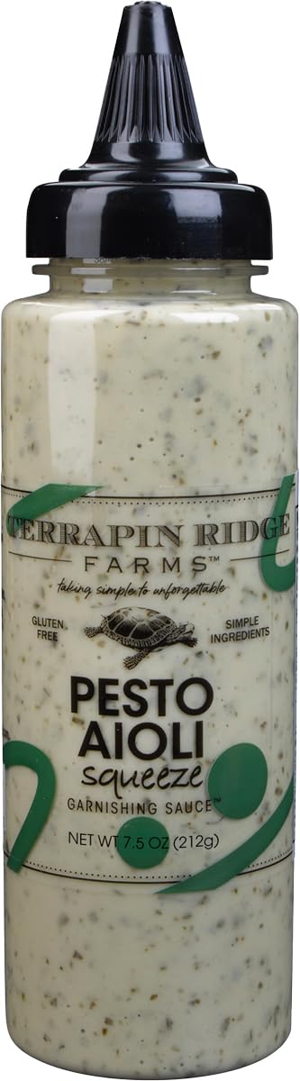 Terrapin Ridge Farms Pesto Aioli Garnishing Sauce, 7.5 oz