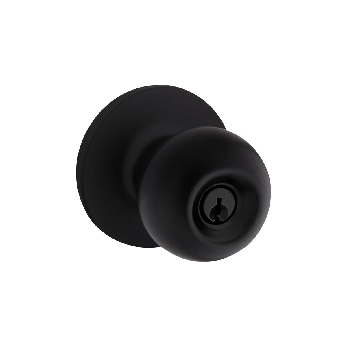 Kwikset Regina Keyed Entry Door Knob SK5000RG Matte Black