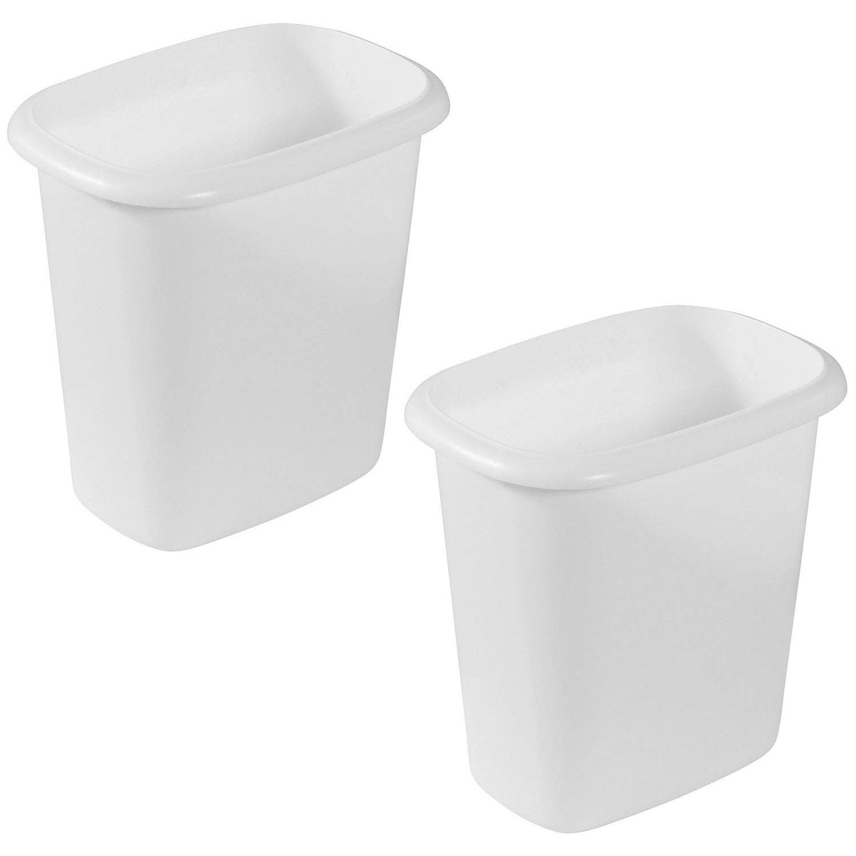 Rubbermaid 6 Quart Wastebasket Trash Can (2 Pack)