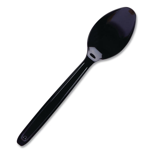 WNA Inc CEASESP960BL Cutlery For Cutlerease Dispensing System, Spoon 6, Black, 960/box
