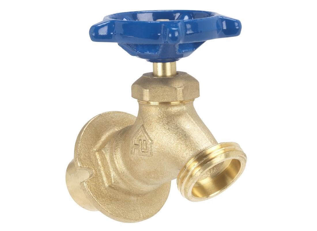 HOMEWERKS Brass Sillcock 1/2 & 3/4 x 3/4-Hose