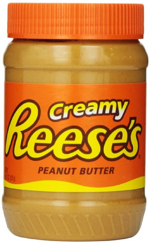 REESE'S Creamy Peanut Butter, Kosher Peanut Spread, 18 Ounce (Pack of 6)