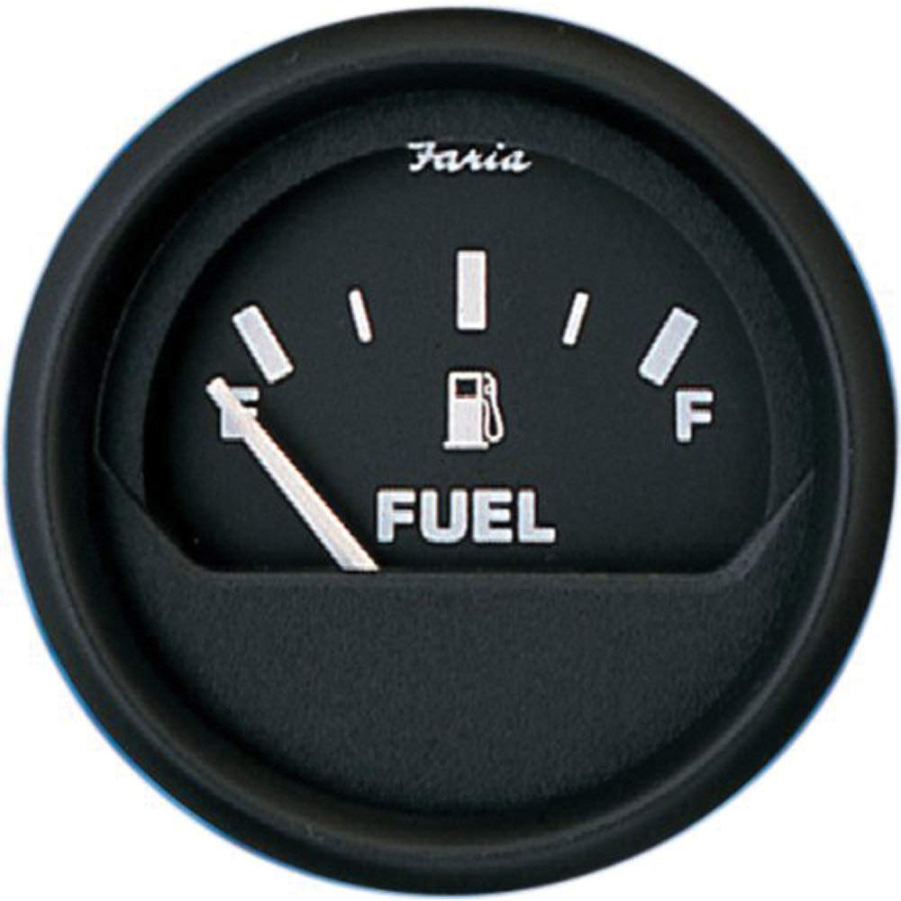 Faria Euro Black 2" Fuel Level Gauge GP9357