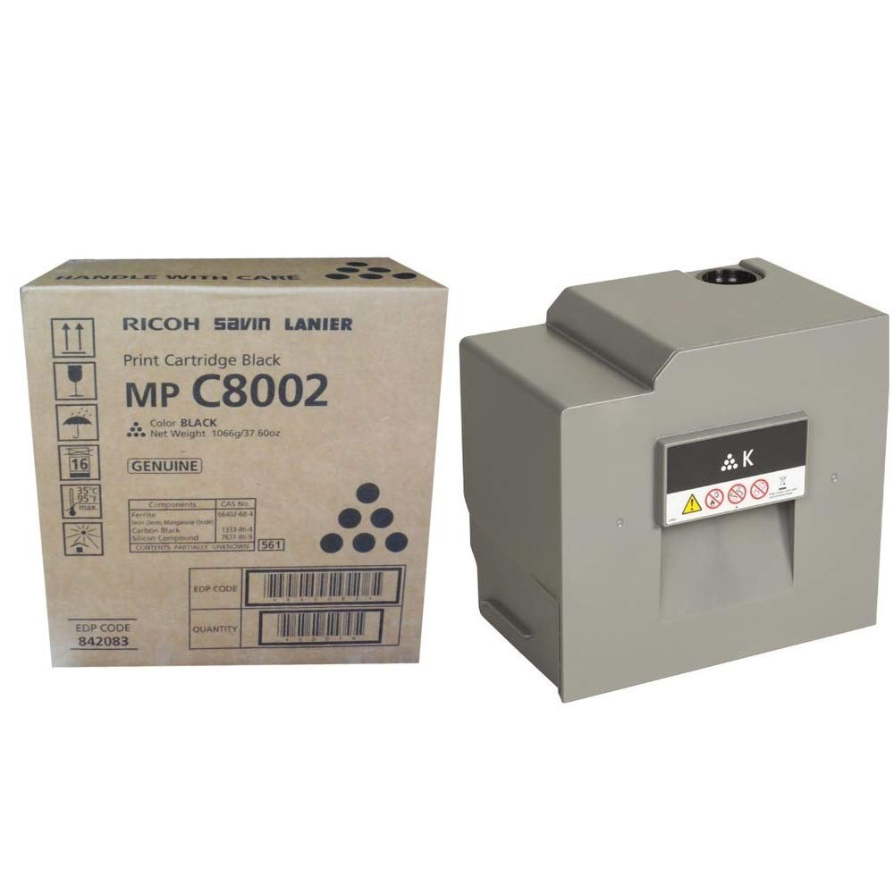 Ricoh Genuine OEM 841780 (842083) Black Toner Cartridge (48.5K YLD)