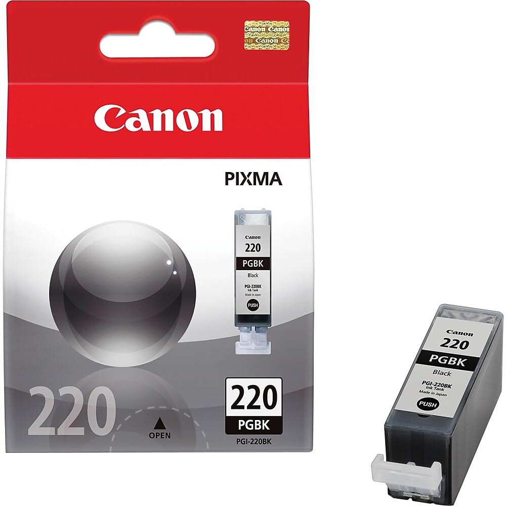 Canon 2945B001 (PGI-220) Ink Cartridge, Black - in Retail Packaging