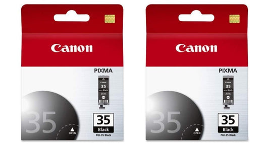 2 X Canon PGI-35 Black Ink Cartridge (1509B002)