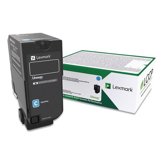 Lexmark Original Cyan Toner Cartridge