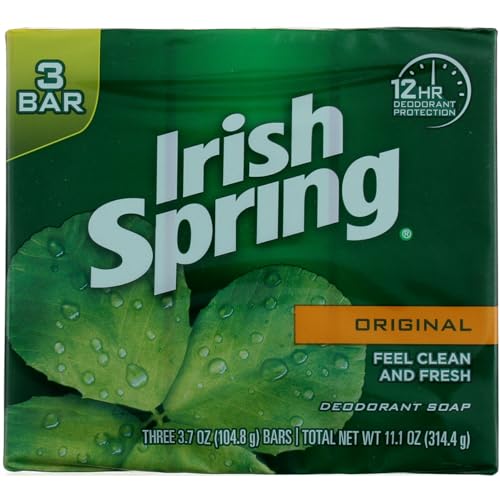 Irish Spring Original Deodorant Bar Soap 3 ct Pack of 24