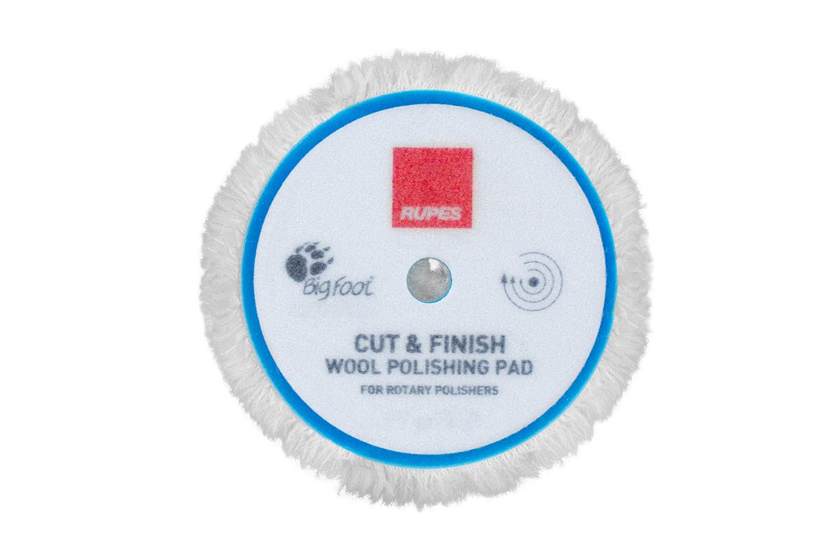 RUPES Cut & Finish Wool Rotary Pad 180mm
