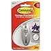 3M Command Medium Decorative Hook Brushed Nickel 1-Pack