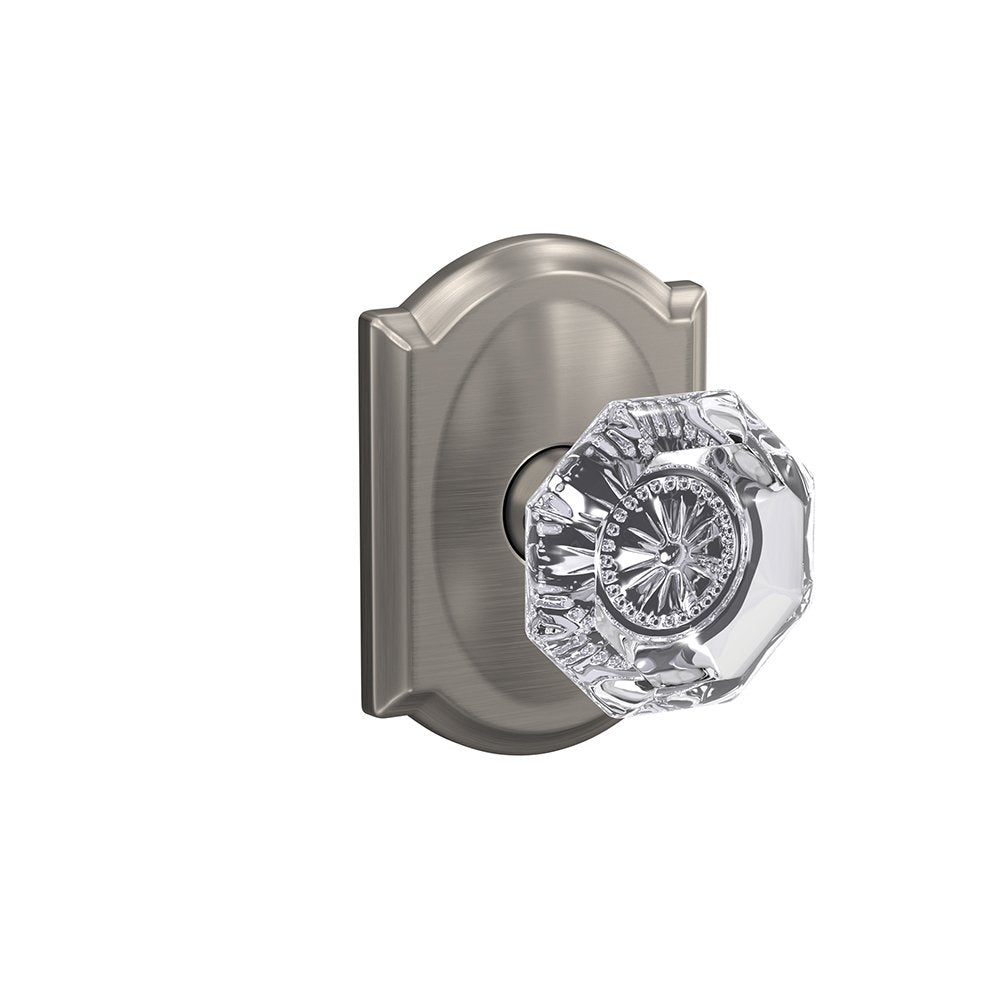 Schlage Alexandria Glass Knob FC172 619 CAM
