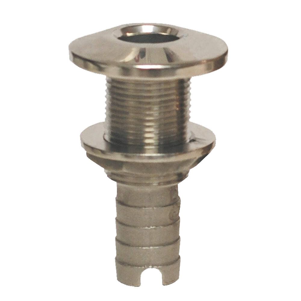 GROCO Stainless Steel Hose Barb Thru-Hull Fitting 5/8"
