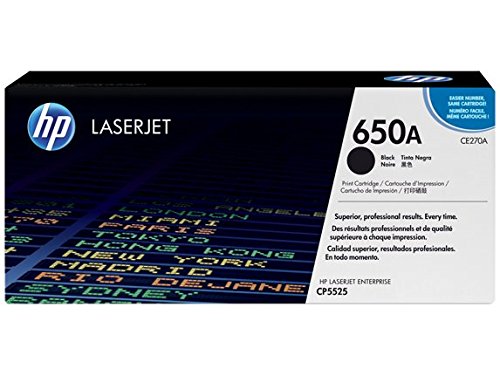 HP CE270A (650A) Black Remanufactured Toner Cartridge