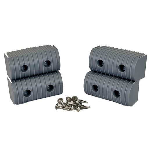 Caliber Bunk Wrap End Cap 23051 2in x 4in Cool Gray