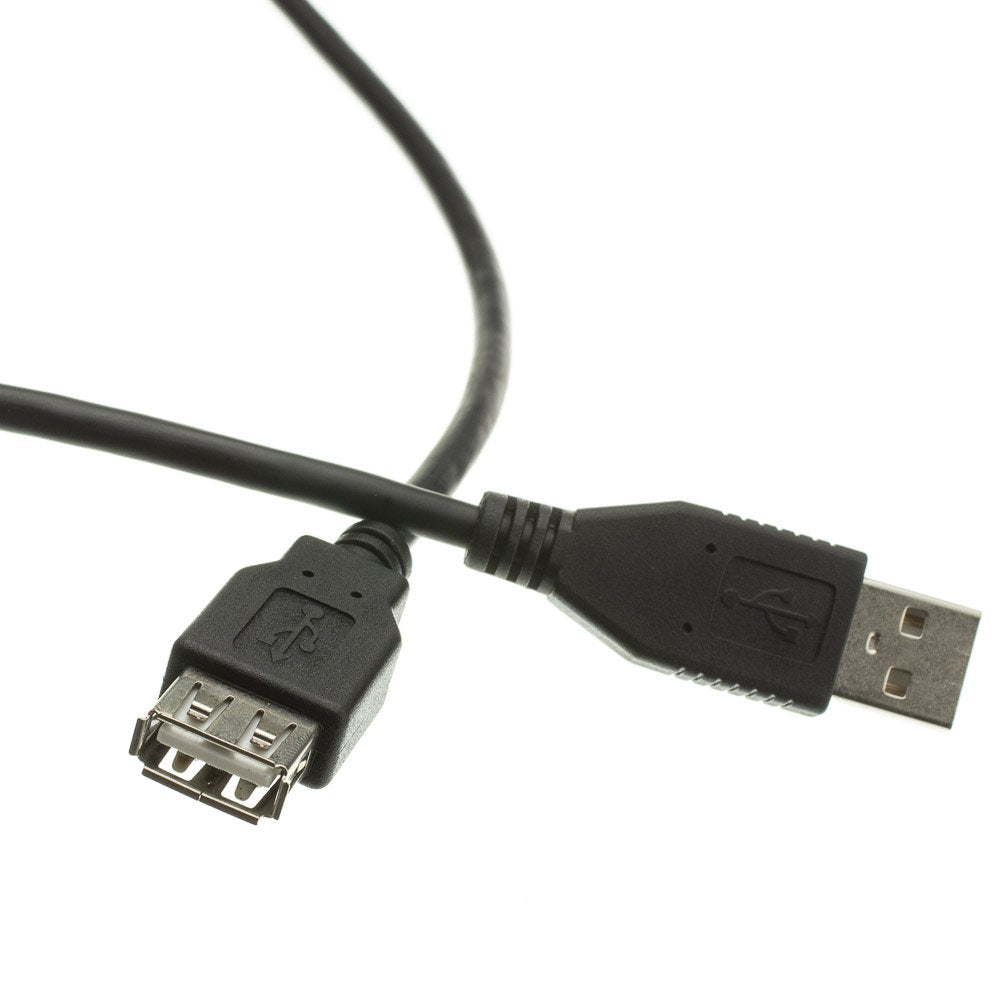 CableWholesale 3ft USB 2.0 Extension Cable Black