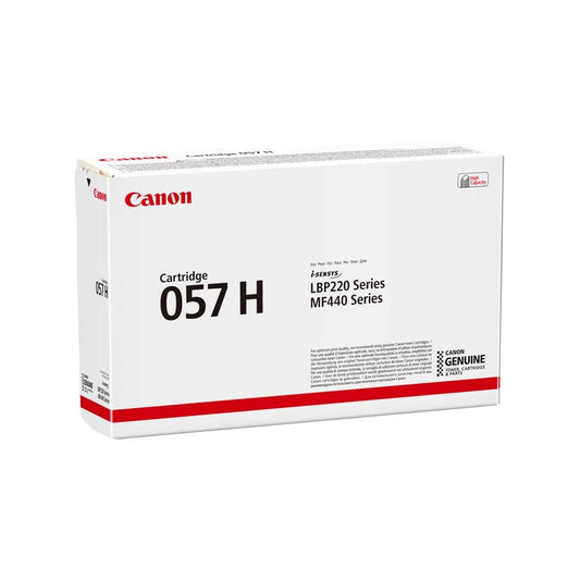 Canon Genuine 057 Black Toner Cartridge High Capacity Compatible with LBP220 Series, LBP230 Series, MF440 Series, MF450 Series