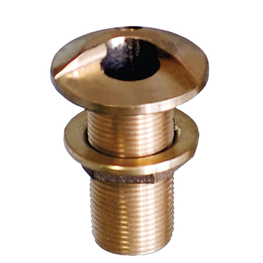 GROCO 1" Bronze High Speed Thru-Hull Fitting with Nut
