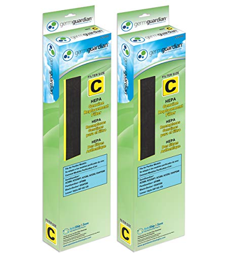 GermGuardian Air Purifier Filter FLT5000 Genuine HEPA Replacement Filter C for AC5000, AC5000E, AC5250PT, AC5350B, AC5350BCA, AC5350W, AC5300B Germ Guardian Air Purifiers