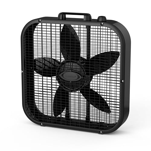 Lasko 20in Box Fan 3spd Black