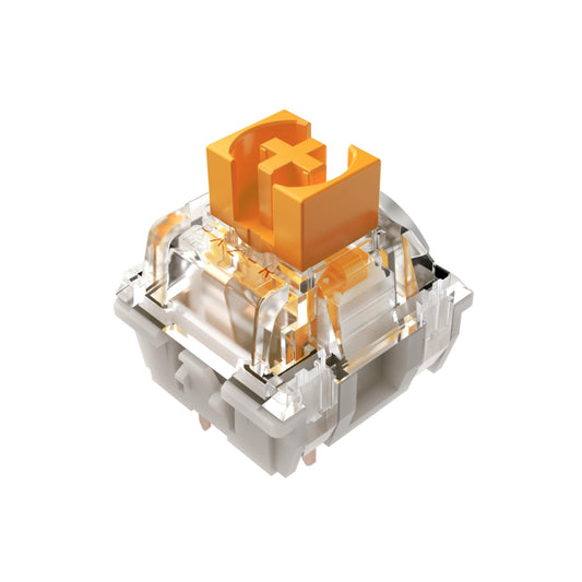 Razer Mechanical Switches Replacement Pack for Gaming Keyboard: Gen-3 Orange Tactile Switches- 2.0mm Actuation Point at 50g- Transparent Housing- 3 Pin- Box-Style Cross Stem- 36 pcs RC21-02040300-R3M1