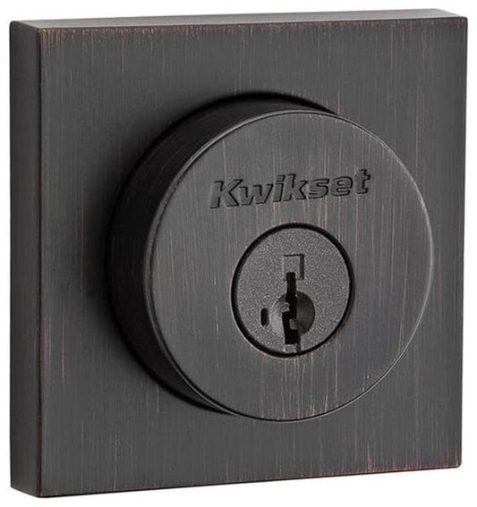 Kwikset Halifax 158SQT-S.STRKP Deadbolt Venetian Bronze