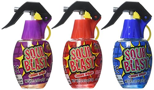 Kidsmania Sour Blast Candy Spray Grenades 12 Count