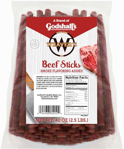 Weaver's Original Mild Beef Sticks 40 oz, 80ct