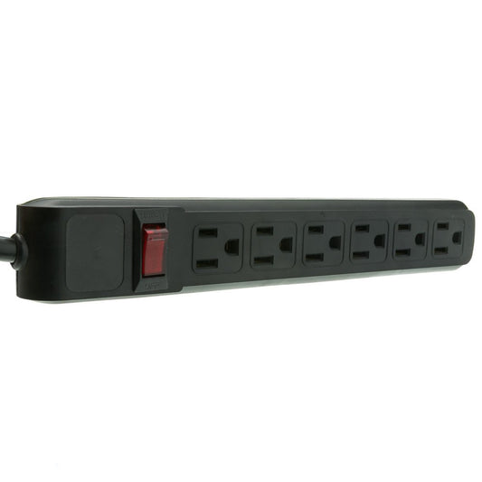 CableWholesale 15ft Surge Protector, 6 Outlet