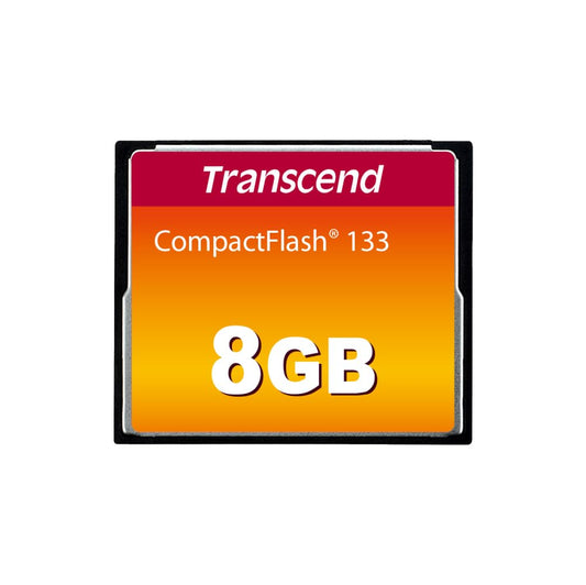 Transcend 8GB CompactFlash CF Memory Card, Up to 50MB/s, MLC, DSLR Camera