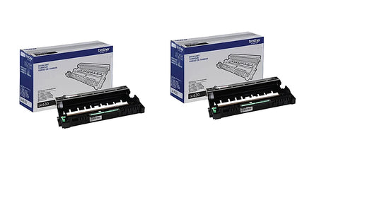 Brother DR630 Drum Unit - Black - 2 Packs In Retail Packing