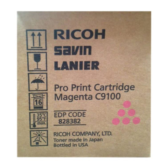 Genuine Brand Name OEM Ricoh Magenta Pro Print Ctg Type C9100 (48K YLD) 828382
