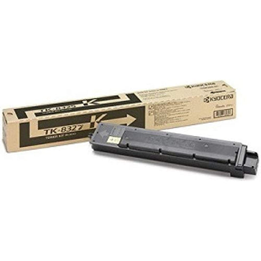 KYOCERA 1T02NP0US0 Model TK-8327K Black Toner Cartridge for use TASKalfa 2551ci Color Multifunction Printer, Up to 18000 Pages Yield at 5% Average Coverage