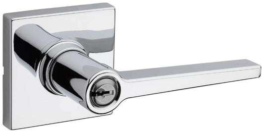 Kwikset Daylon SL6500DALSQT Entry Door Lever, Polished Chrome
