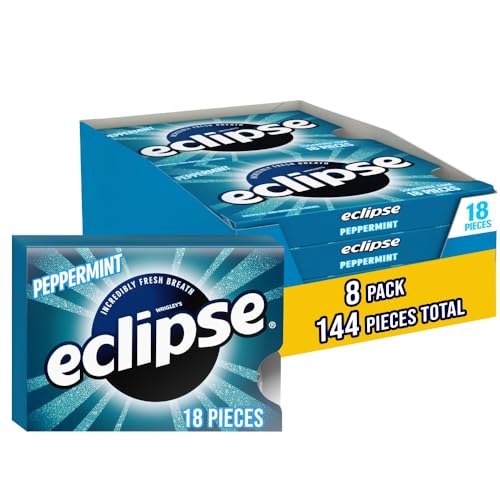 Eclipse Peppermint Gum 18 Piece 8 Pack