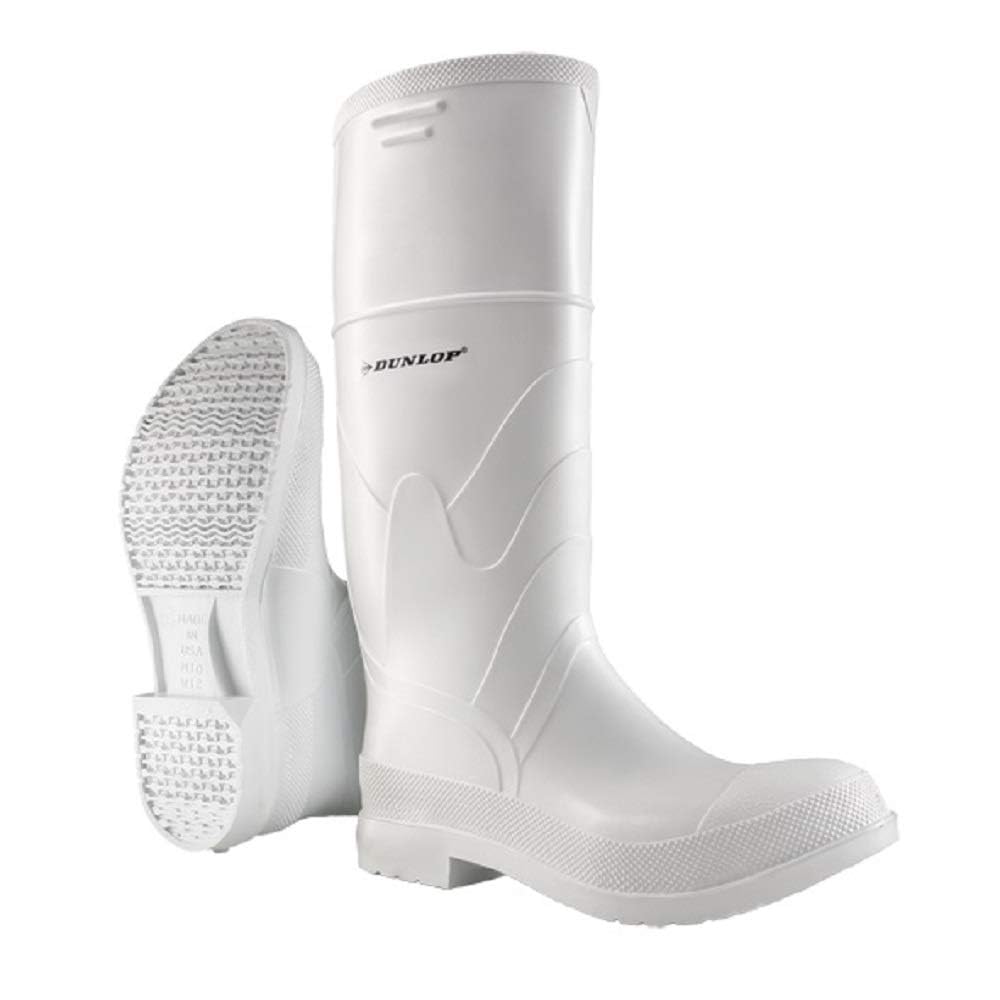 DUNLOP Steel Toe White Safety Boots