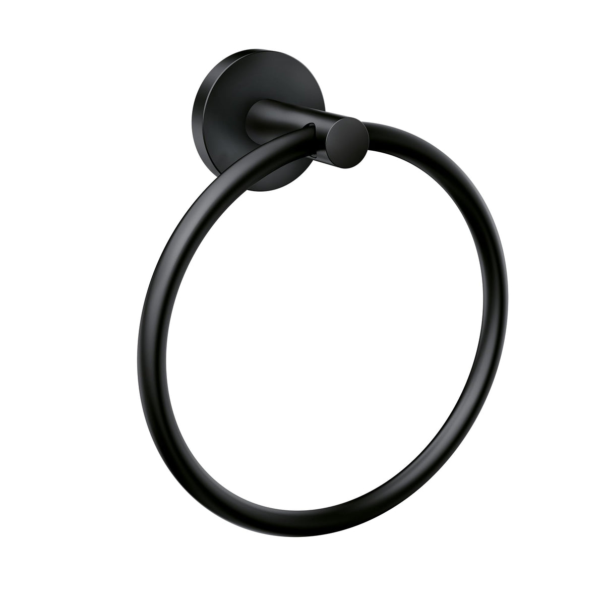 Moen Y5785BL Bathroom Hand Towel Ring, Matte Black