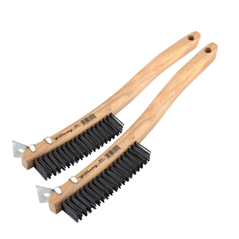 Forney 70511A 2-Pack Carbon Scratch Brush