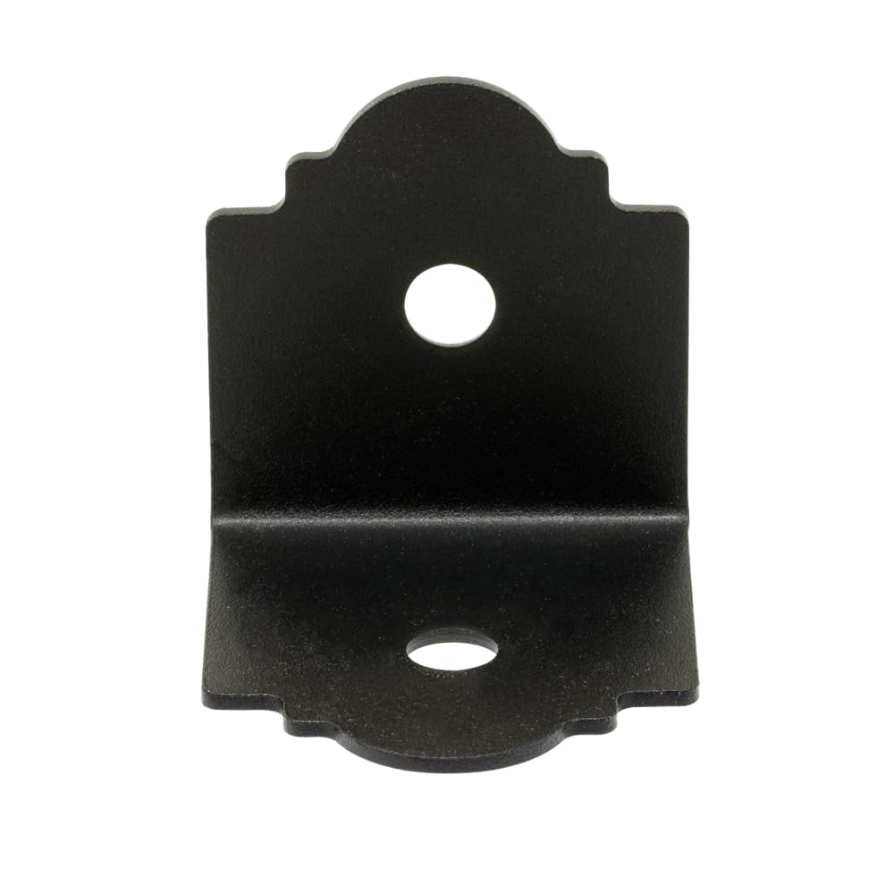 Simpson Strong-Tie Outdoor Accents Mission Collection ZMAX, Black Powder-Coated 90 Angle for 4X