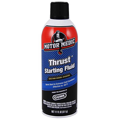 Motor Medic M3815-12PK Thrust Starting Fluid for Gas & Diesel Engines - 11 oz., (Case of 12)