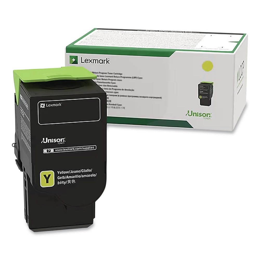 Lexmark 74C10Y0 CS720, CS725, CX725 Yellow Return Program Cartridge Toner