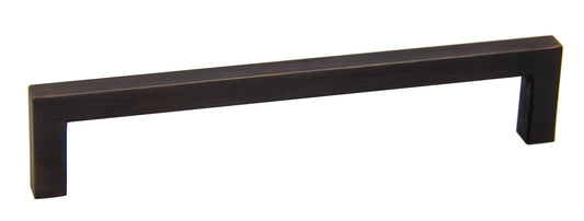 Pride 6-3/8" Square Cabinet Pull, Oil Rubbed Bronze