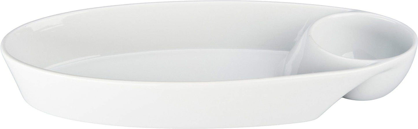 BIA Cordon Bleu Oval Chip-n-Dip White