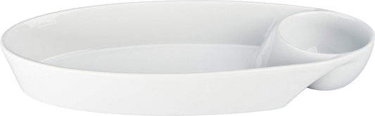 BIA Cordon Bleu Oval Chip-n-Dip White